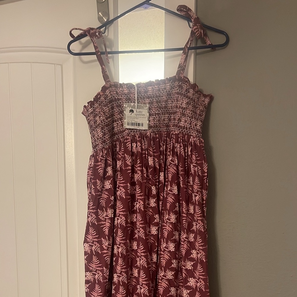 Kate Quinn womens spaghetti tie winnie convertable dress
roo floral fern - XS